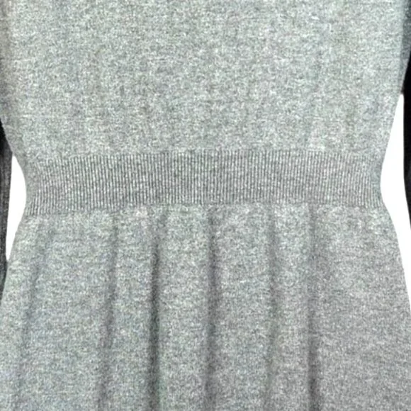 Liz Lange Maternity For Target Gray Cable Knit V-Neck Sweater XXL - Picture 4 of 6